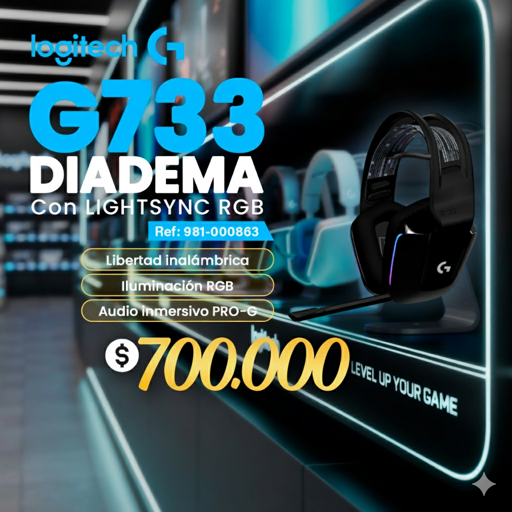 Diademas Logitech G733